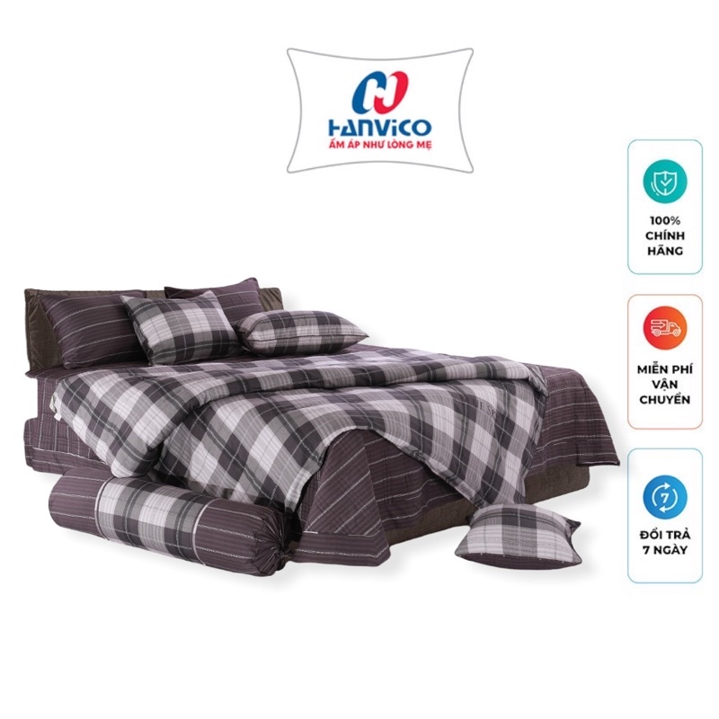 Bộ Chăn Ga Gối Hanvico Blue Sky - DL161