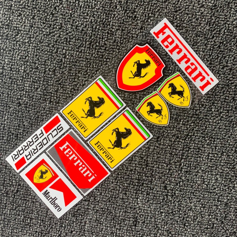 1 SET Sticker YOSHIMURA Dán Mũ Bảo Hiểm Xe Honda