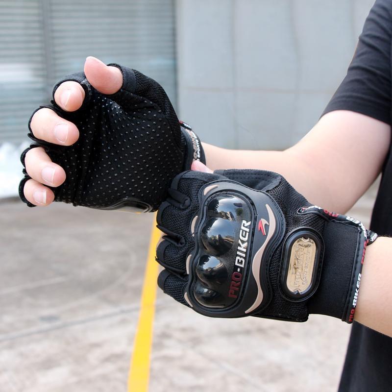 Găng Tay Xe Máy Đi Phượt ProBiker - Ngón Cụt