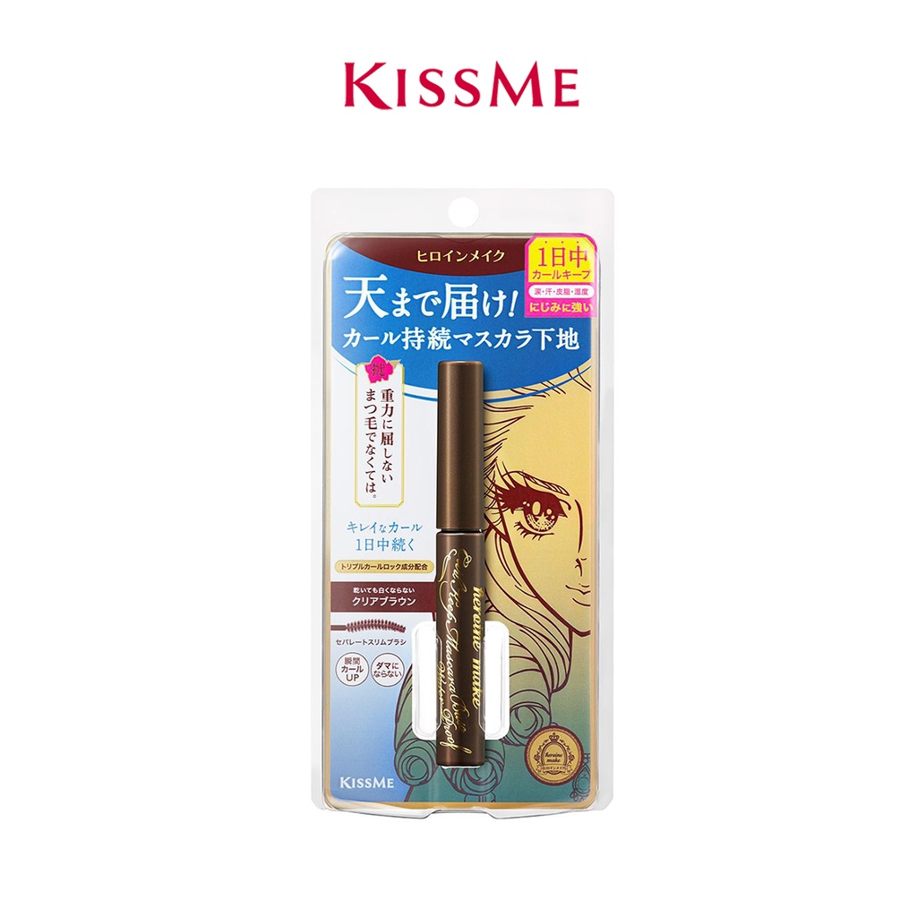 Chuốt mi mascara KISSME Heroine Make Curl Keep Mascara Base WP giữ nếp cong mi 4.5g