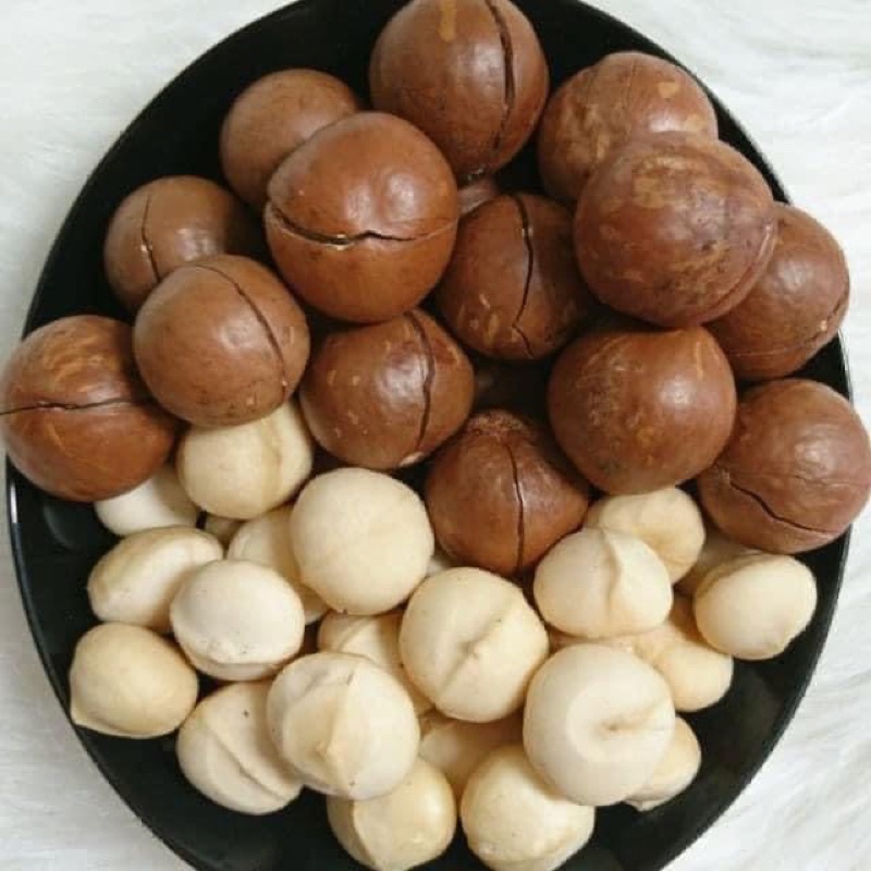 hạt macca daklak ăn liền.