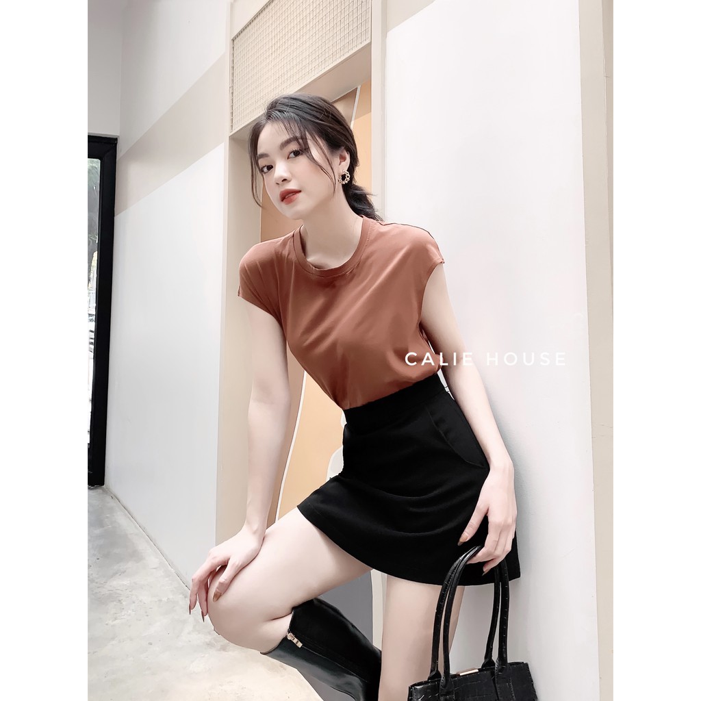[Mã FASHIONT4WA2 giảm 10K đơn 50K] Áo tank top 4 màu thương hiệu thời trang Calie House A141 | BigBuy360 - bigbuy360.vn