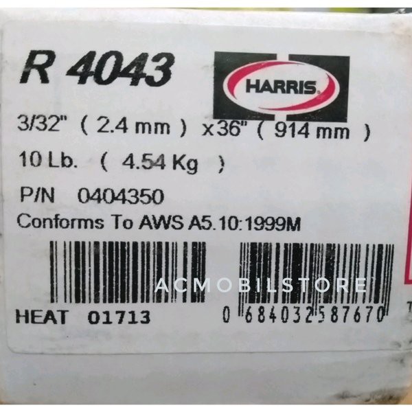 Mềm Dây Nhôm Tig 4043 Per 0.25 Kg Harris Usa