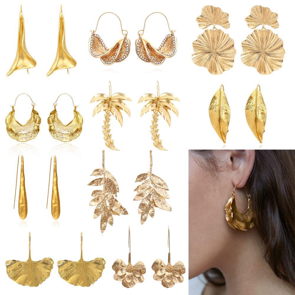 Bông Tai Dáng Dài Hình Hoa Hồng Đơn Giản Thời Trang