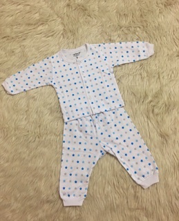 Bộ carter dài hoạ tiết cho bé