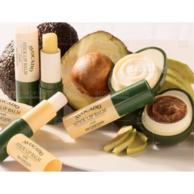 SON DƯỠNG SKINFOOD AVOCADO STICK LIP BALM RICH CHÍNH HÃNG - 5685