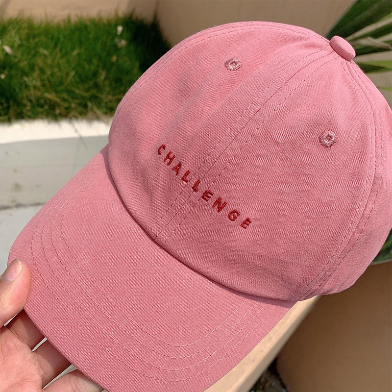 Mũ Lưỡi Trai Thêu Chữ Phong Cách Hàn Quốc 5 Màu Lựa Chọn