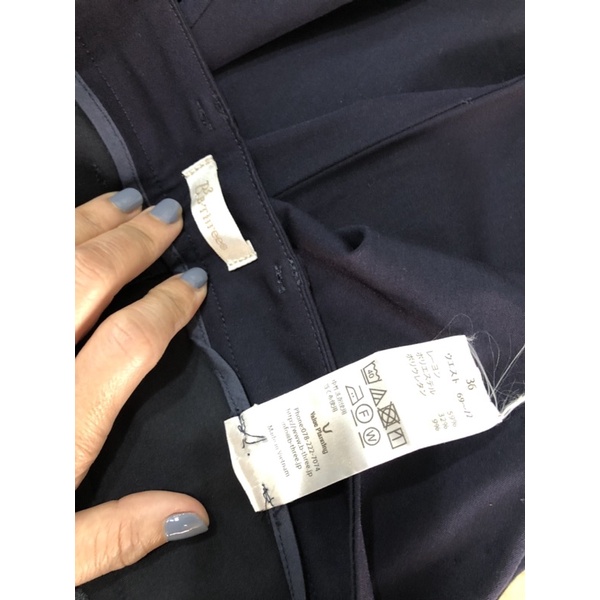 Quần Tây BBTHREE Xanh Navy Dài Co Giãn - 2445- Ống 17cm ( Ảnh thât xin đừng hỏi cho hình chụp cận cảnh,)