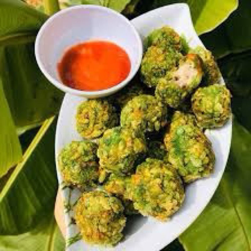 chả mực tẩm cốm  thơm ngon lạ miệng - DTFoods(CHUYÊN SỈ)