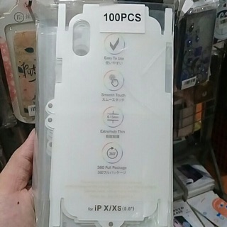 Skin ppf dán mặt lưng full viền ánh cầu vồng cho iphone x/xs xsmax iphone 11