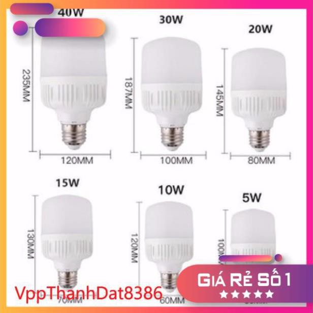 (Sale) Bóng đèn Led trụ siêu sáng siêu tiết kiệm điện