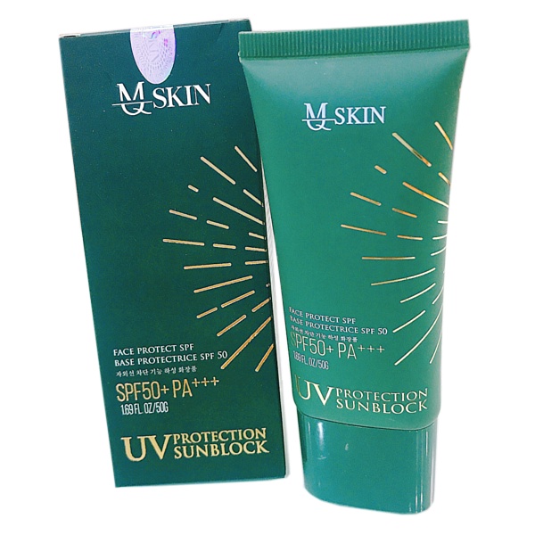 Kem chống nắng cho da khô MQ Skin bảo vệ khỏi những hư tổn ánh nắng Protection sunblock 50g - Beauty at home