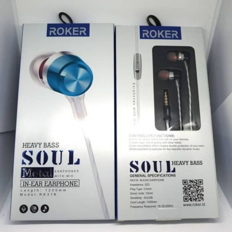 Tai Nghe Roker Soul Rk31k Mega Bass