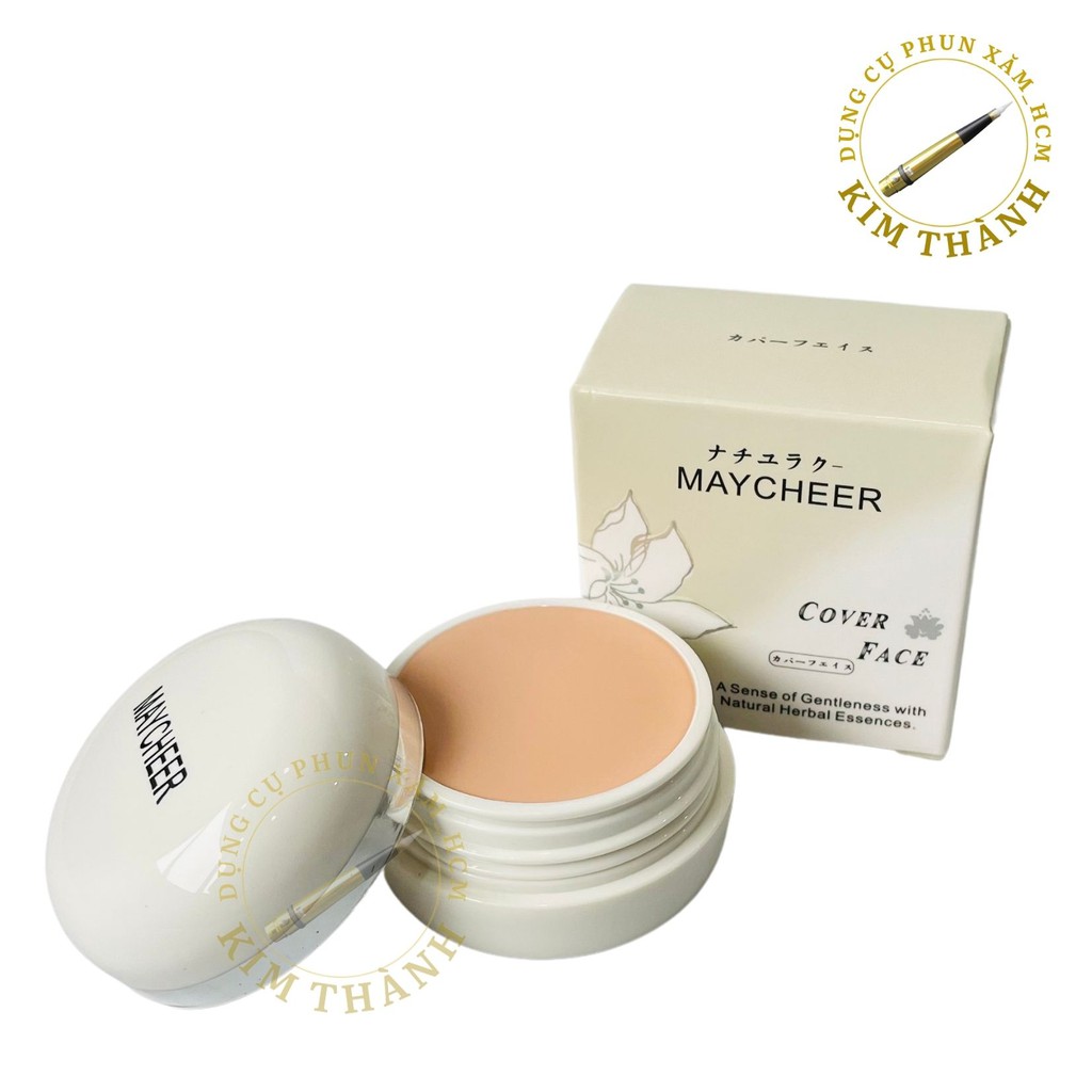 [Bộ]Kem Nền Maycheer+1Cọ Tém Dùng Trong Phun Xăm và Trang Điểm | BigBuy360 - bigbuy360.vn