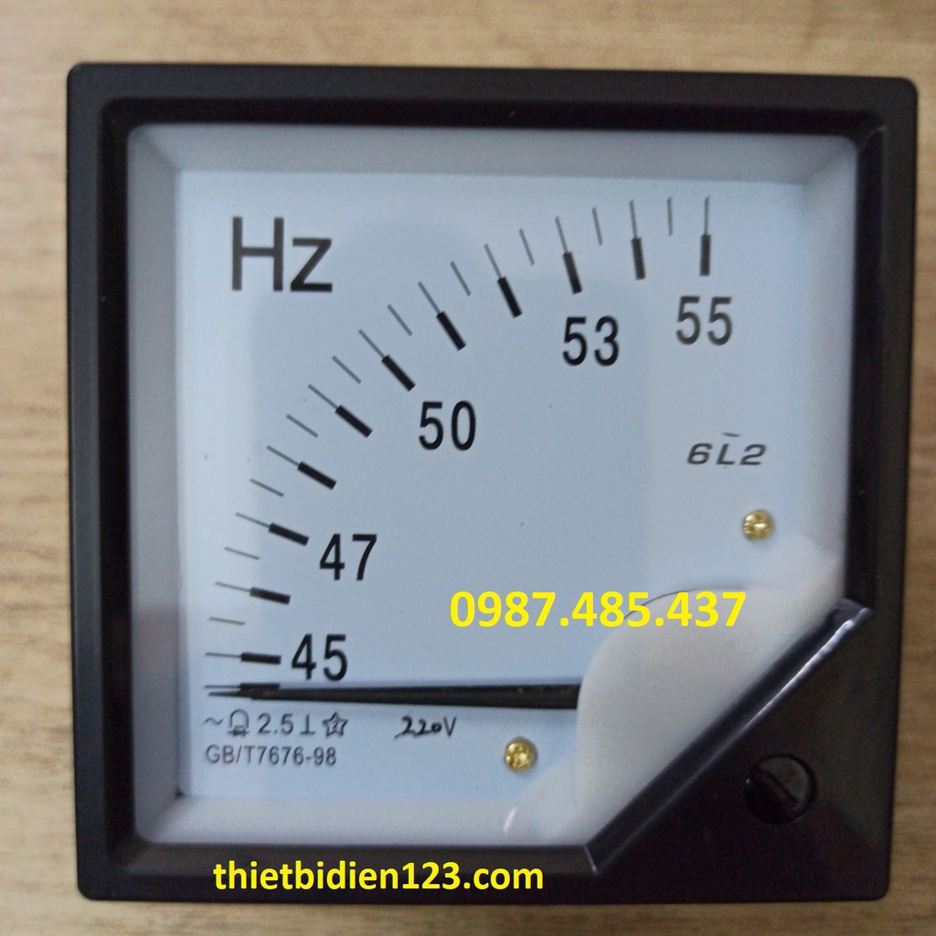 Đồng hồ đo tần số HZ - 220V 380V - Đồng hồ HZ Hiển thị tần số