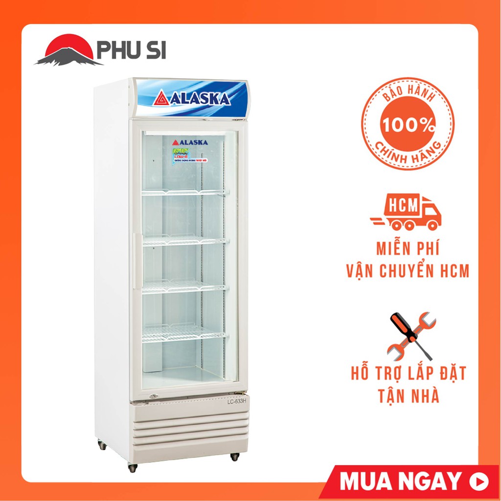 [GIAO HCM] Tủ Mát Alaska Inverter LC-633HI ( 400 Lít )