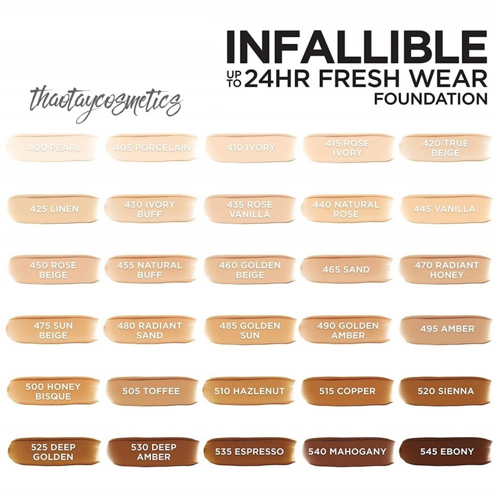 [Hàng Mỹ] Kem nền LOreal Infallible 24HR Fresh Wear Foundation (30ml)