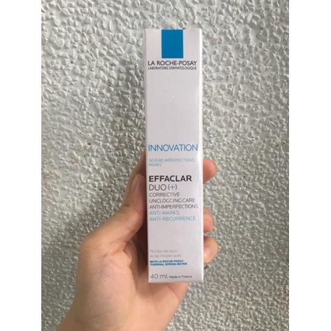 Kem giảm mụn ngừa thâm Laroche Posay Effaclar Duo+ 40ml và Duo+ 15ml  - Hamy Official