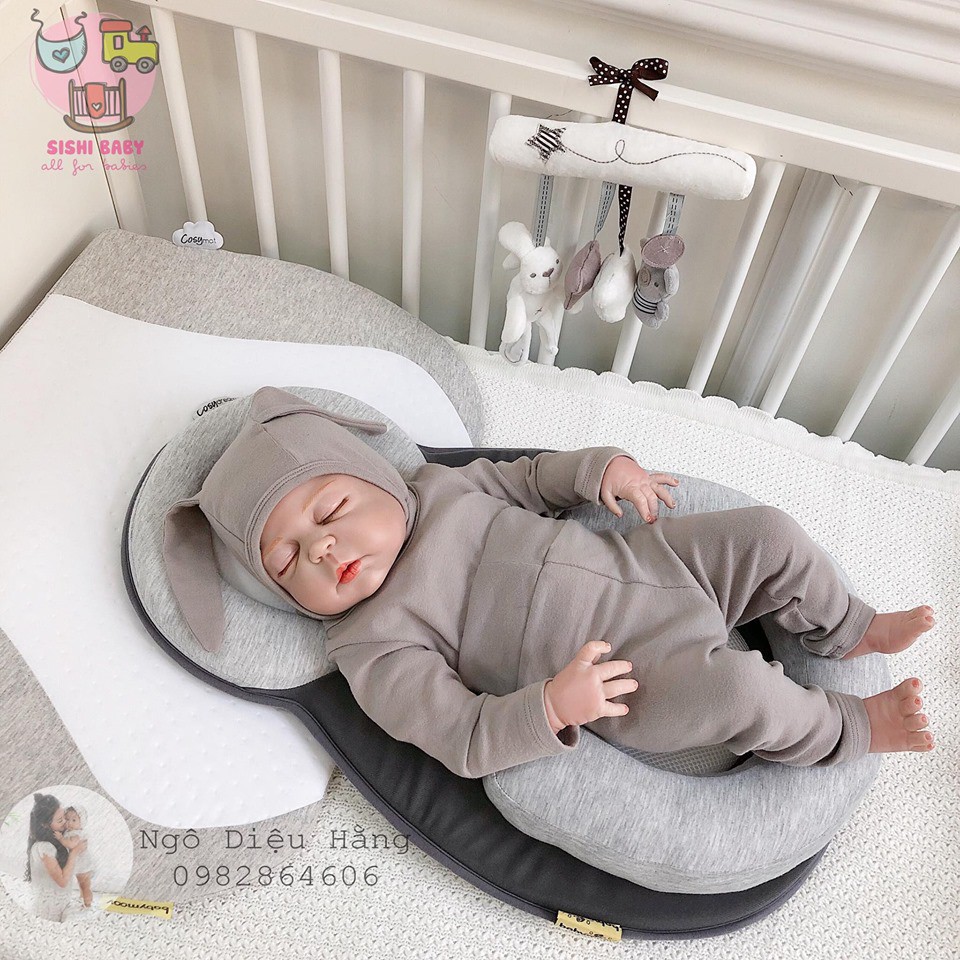 Đệm nằm đúng tư thế chính hãng babymoov - Mầu ghi