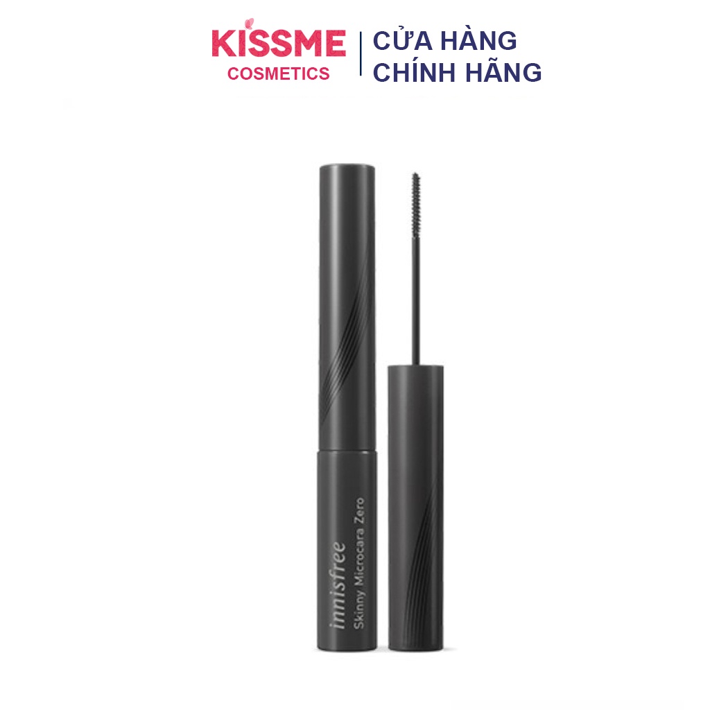 (CÓ BILL) Mascara Innisfree Skinny Microcara Zero Chống Thấm Nước