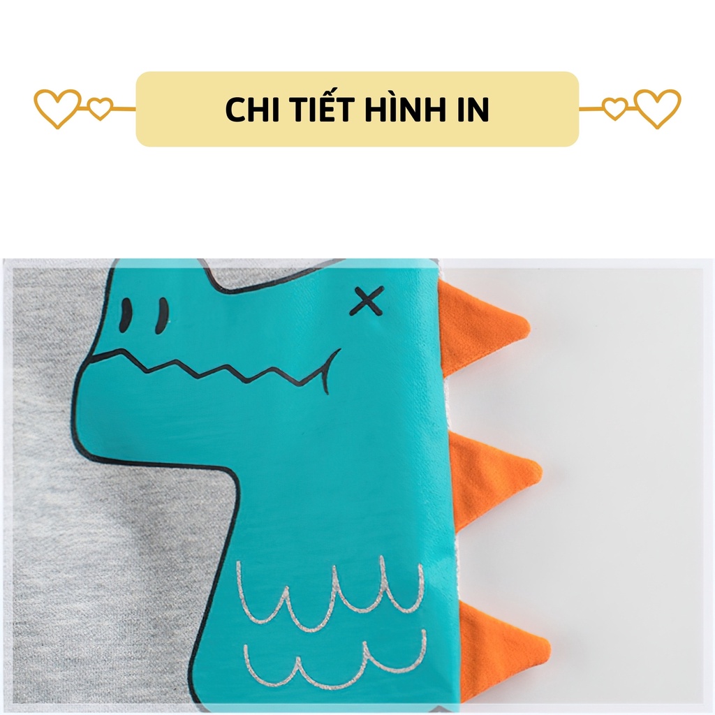 Quần short bé trai 27Kids sooc đùi khủng long nam vải Cotton cho trẻ từ 2-10 tuổi BSPS5