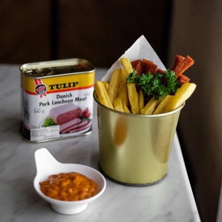 Thịt Heo Hộp Tulip 340g - Nhập Khẩu Đan Mạch | Tulip Pork Luncheon Meat 340g