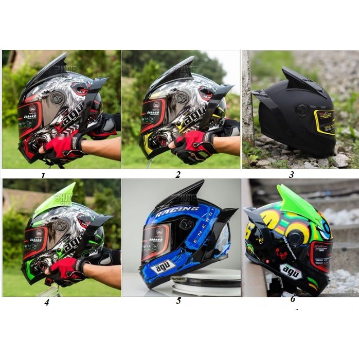 Mũ bảo hiểm fullface AGU