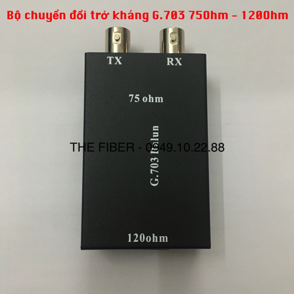 Bộ chuyển đổi trở kháng G.703 E1 75 Ohm - 120 Ohm