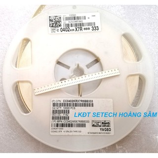 Tụ dán 0402 SMD  (20 con) các trị số 1pF~33nF