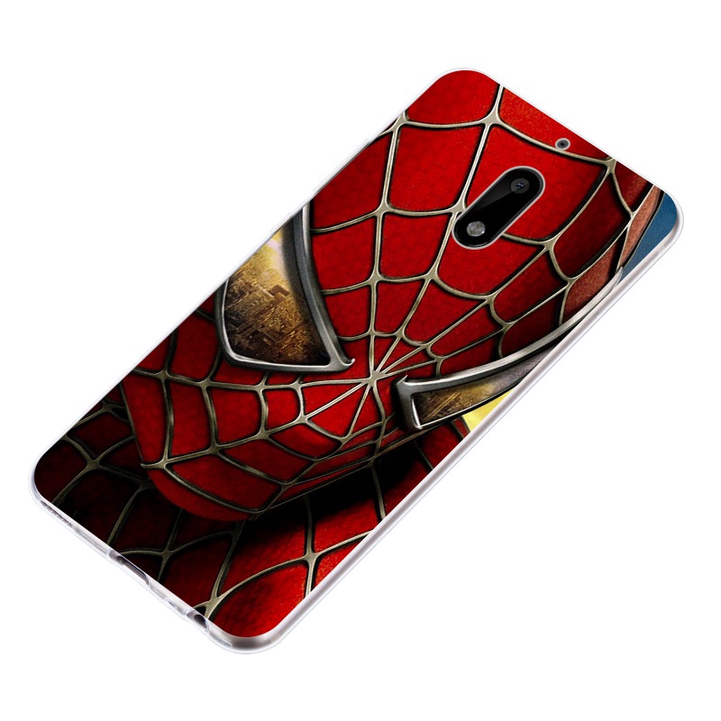 Nokia 6 3 5 3310 7 6.1 2.1 3.1 X3 X5 X7 X6 5.1 7.1 8.1 8 Plus 2.2 3.2 4.2 2018 Spiderman pattern-4 Soft Silicon Case