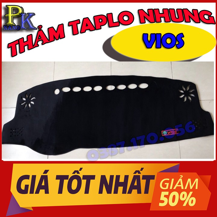 Thảm taplo vios 2006-2020