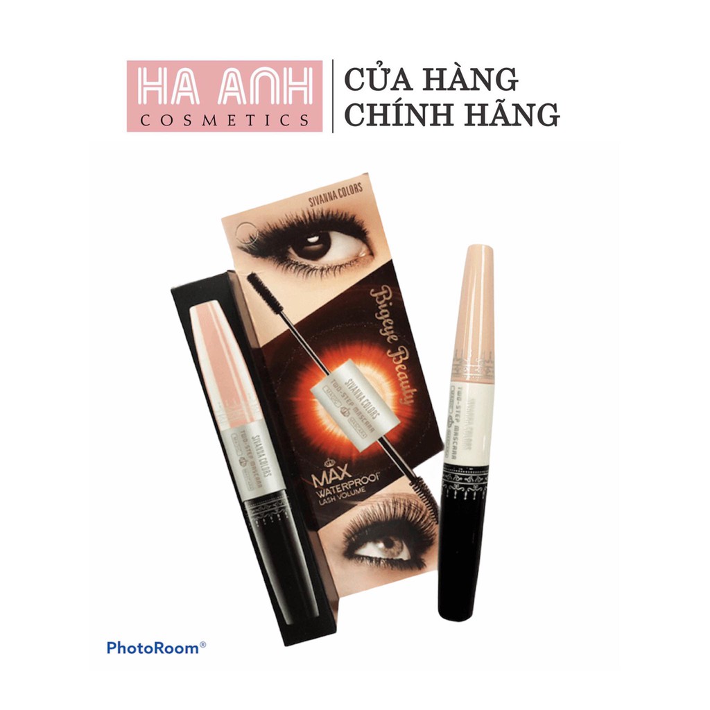 Chuốt mi Sivanna colors two-step mascara (HF891) - Black