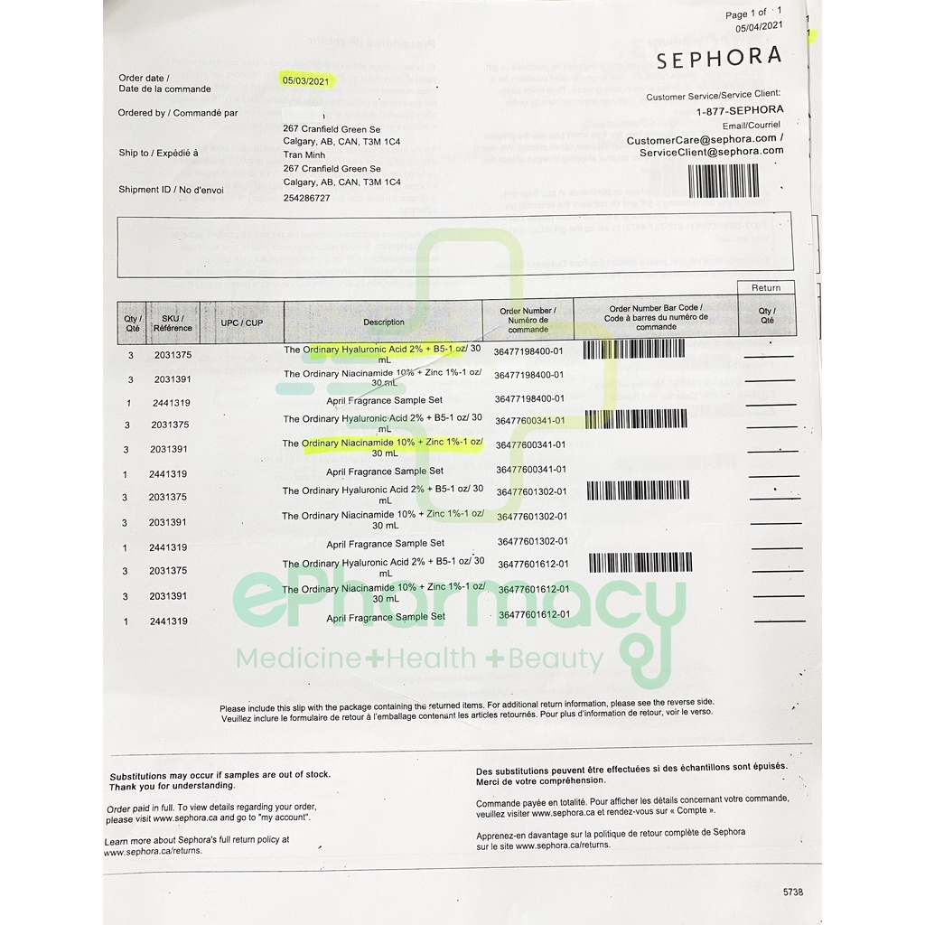 The Ordinary Natural Moisturizing Factors + HA - Kem Dưỡng Ẩm The Ordinary khóa ẩm mềm mịn da