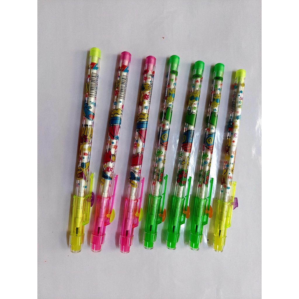 Combo 3 cây Bút Chì Khúc nét đệm đều thích hợp học sinh tiểu học
