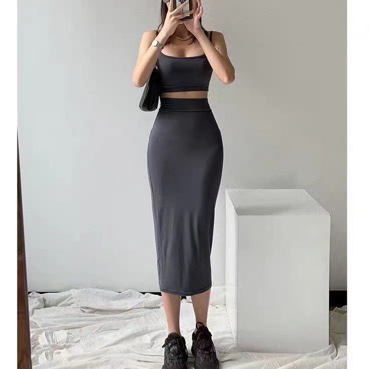 Đầm Hai Dây Dáng Ôm Phong Cách Âu Mỹ Thời Trang Mùa Hè Mới (6Month21Day) | BigBuy360 - bigbuy360.vn