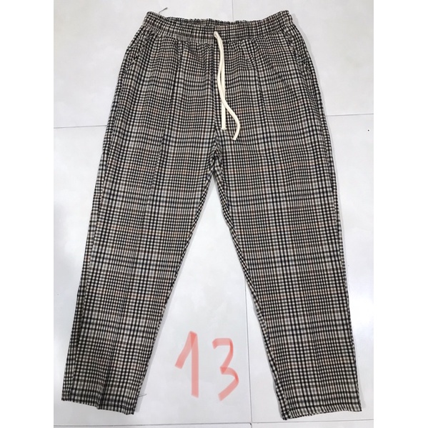 Quần thun sọc caro Baggy , quần Jogger ống suôn nam nữ . Hàng chuẩn đẹp nhiều màu ( hàng có sẵn ). | BigBuy360 - bigbuy360.vn