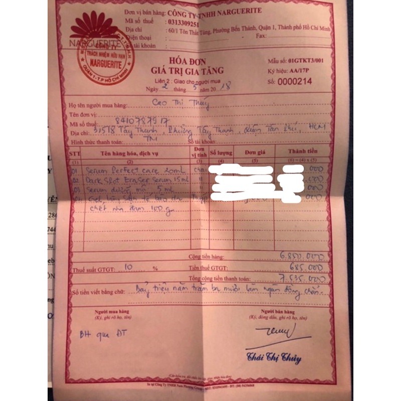 NHŨ TƯƠNG GIẢI QUYẾT MỤN, KIỀM DẦU NARGUERITE