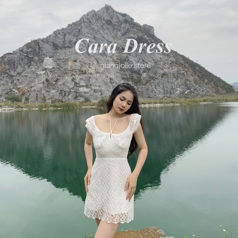 Đầm ren cao cấp trễ vai Cara Dress - Giangjoile.Store