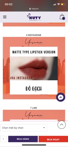 Son thỏi lì yosuaa ( gốc 210 shop bán #60k thôi)