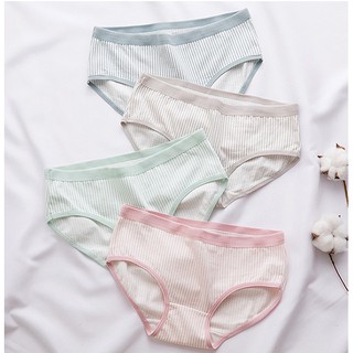 [CÓ SIZE L] Quần lót nữ, quần lót cotton siêu thấm mút mồ hôi QC35