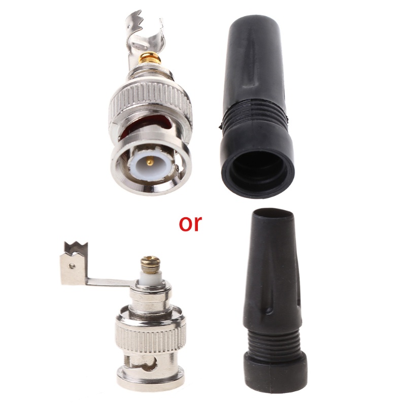 Đầu Nối BNC Male Bằng Hợp Kim Kẽm Tháo Lắp Nhanh Dùng Sửa Chữa