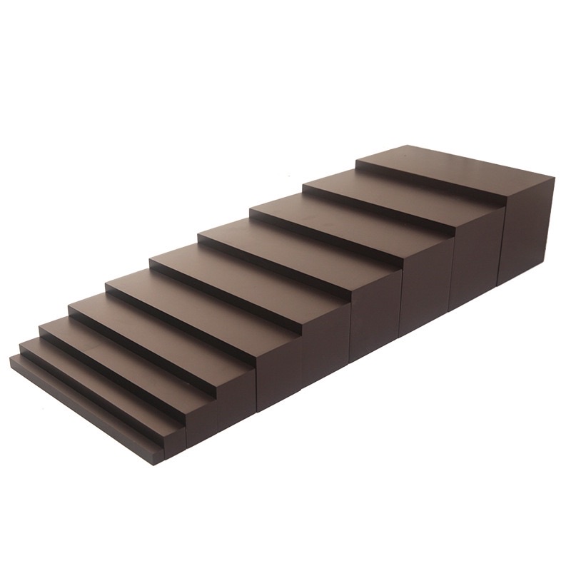 (Phiên bản quốc tế) Thang nâu Montessori - Brown stair