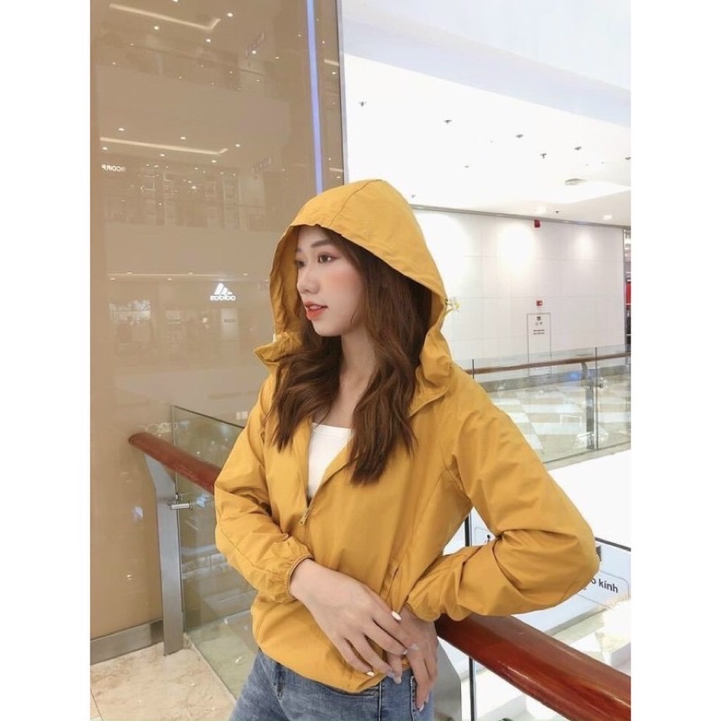 ÁO GIÓ NỮ CUỘN TÚI HÀNG LOẠI 1 KHÔNG NHĂN