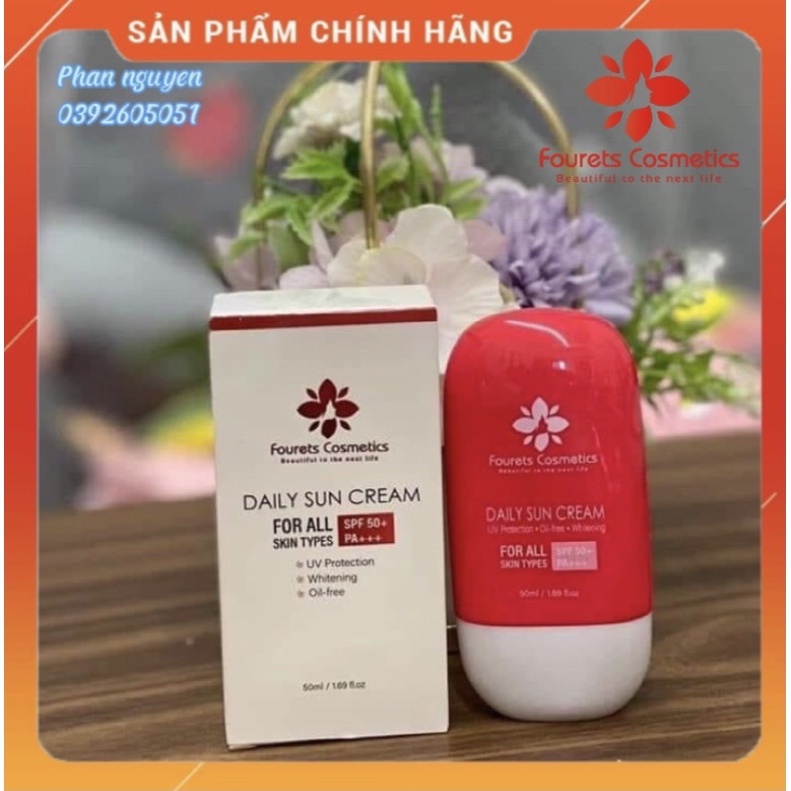 Kem chống nắng Daisy Sun Cream Fourest Cosmetics (Cure medicine) Chống nắng Hàn Quốc