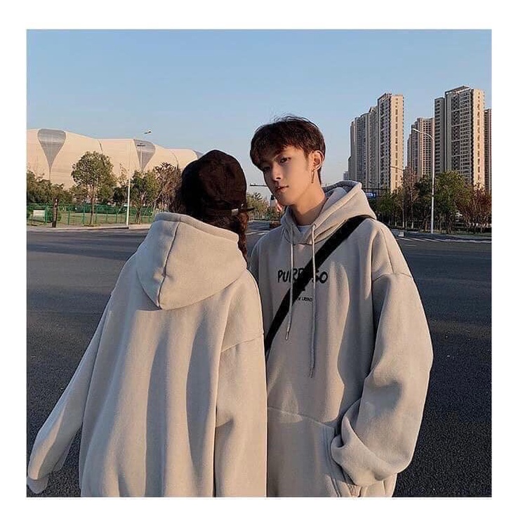 áo Nỉ Hoddie Nam Nữ Dáng Unisex Form Rộng Tay Dài Phong Cách Hàn Quốc