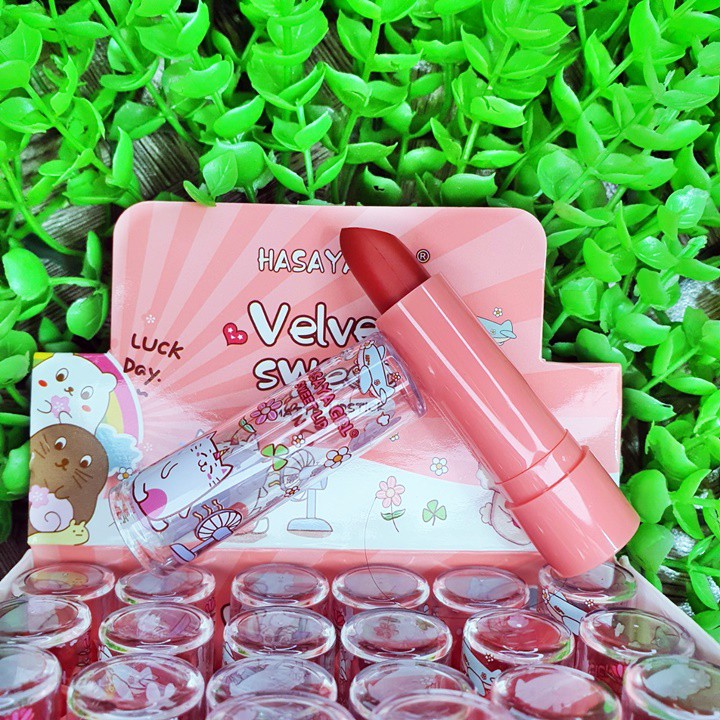 Son Kem Lì Hasaya Velvet HH1060 làm mềm và mịn môi – HUKB483