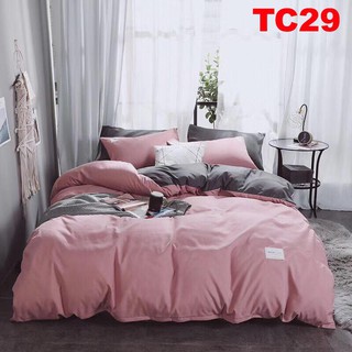 Bộ chăn ga gối cotton Tici TC29 set 4 món siêu đẹp siêu bền Nhập khẩu LOẠI 1