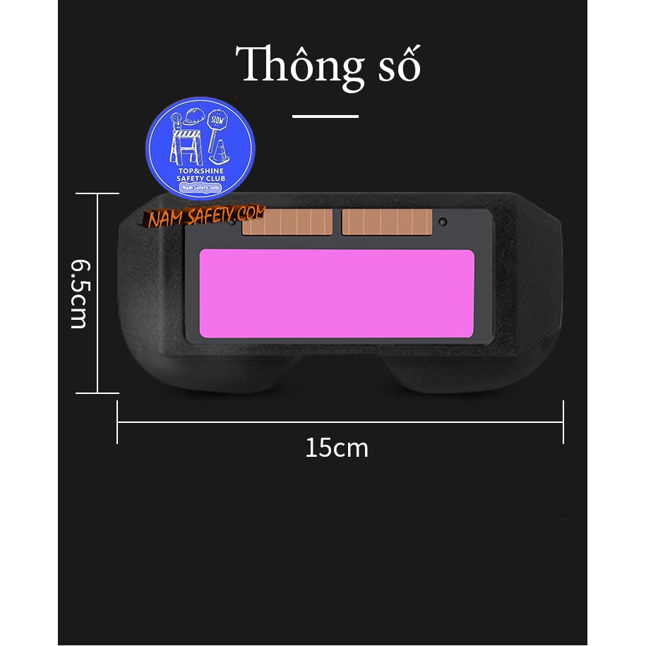 Kính hàn điện tử cảm biến cao ,kính hàn cấp độ 9