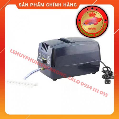 Máy Sủi Tích Điện Hồ Cá Hailea CP60 (80W-60Lít/Phút) -  Kèm Phụ Kiện 10 Mét Dây 5Li  + 10 Cục Sủi Oxy