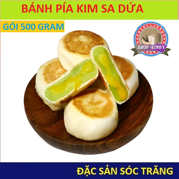 BÁNH PÍA KIM SA CÔNG LẬP THÀNH NHÂN DỨA VÀ TRỨNG MUỐI TAN CHẢY